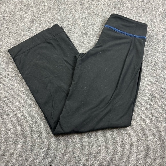 LULULEMON Women’s Black Wide Legged Athletic Yoga Pants size: 10 - Picture 1 of 11
